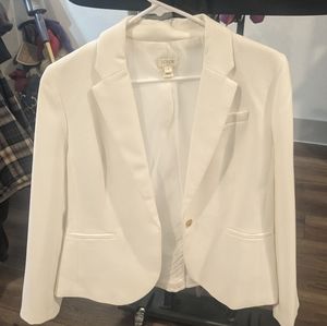 White J. crew blazer